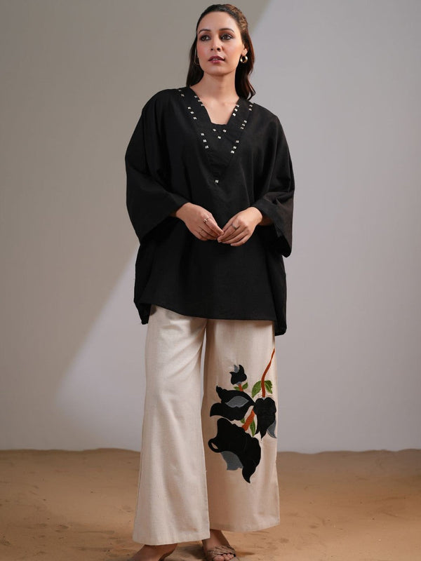 Embellished V-Neck Co-Ords Set